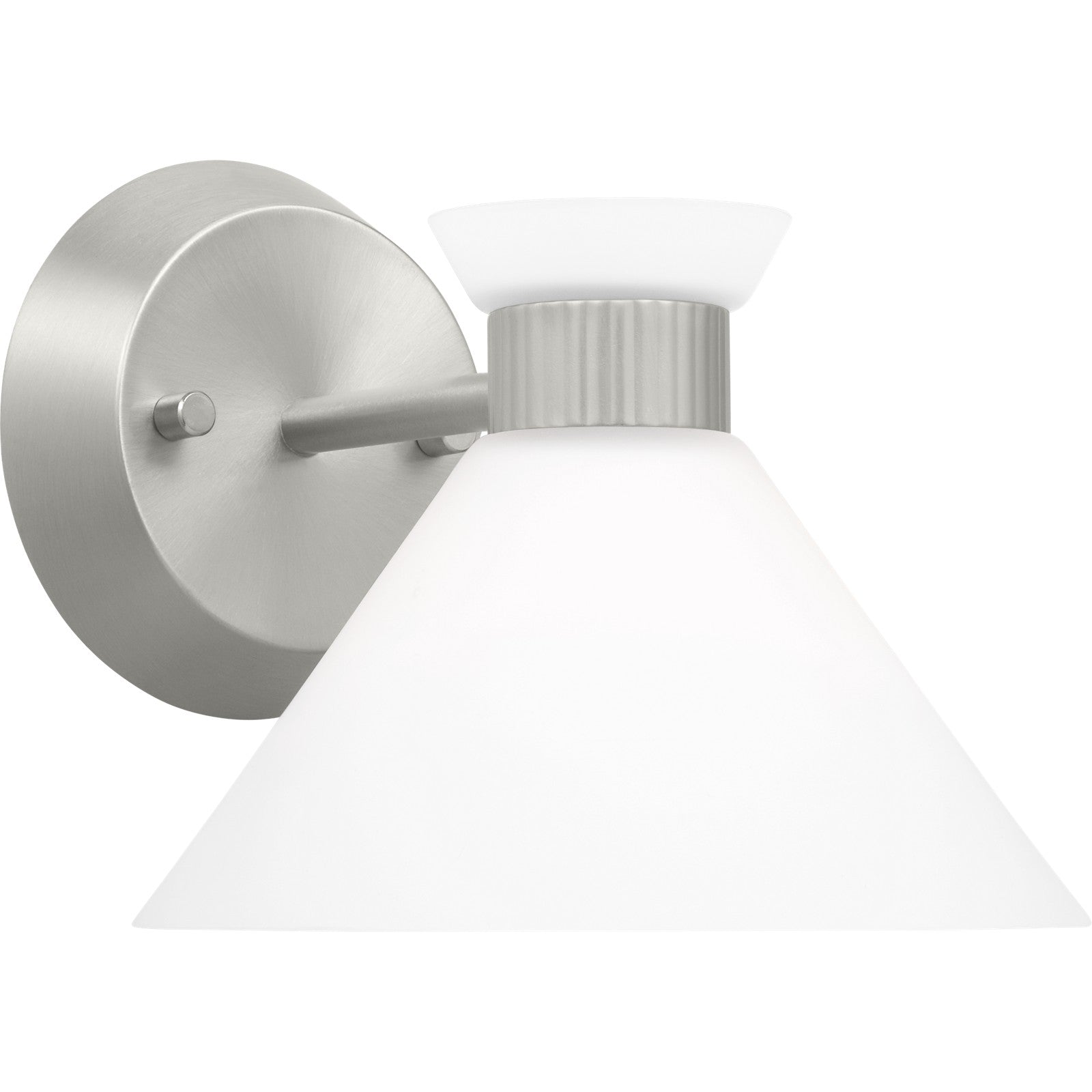 Belcarra Small Sconce Brushed Steel - Visual Comfort Wall Lights