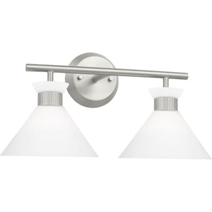 Belcarra 2 - Light Vanity Brushed Steel - Visual Comfort Wall Lights