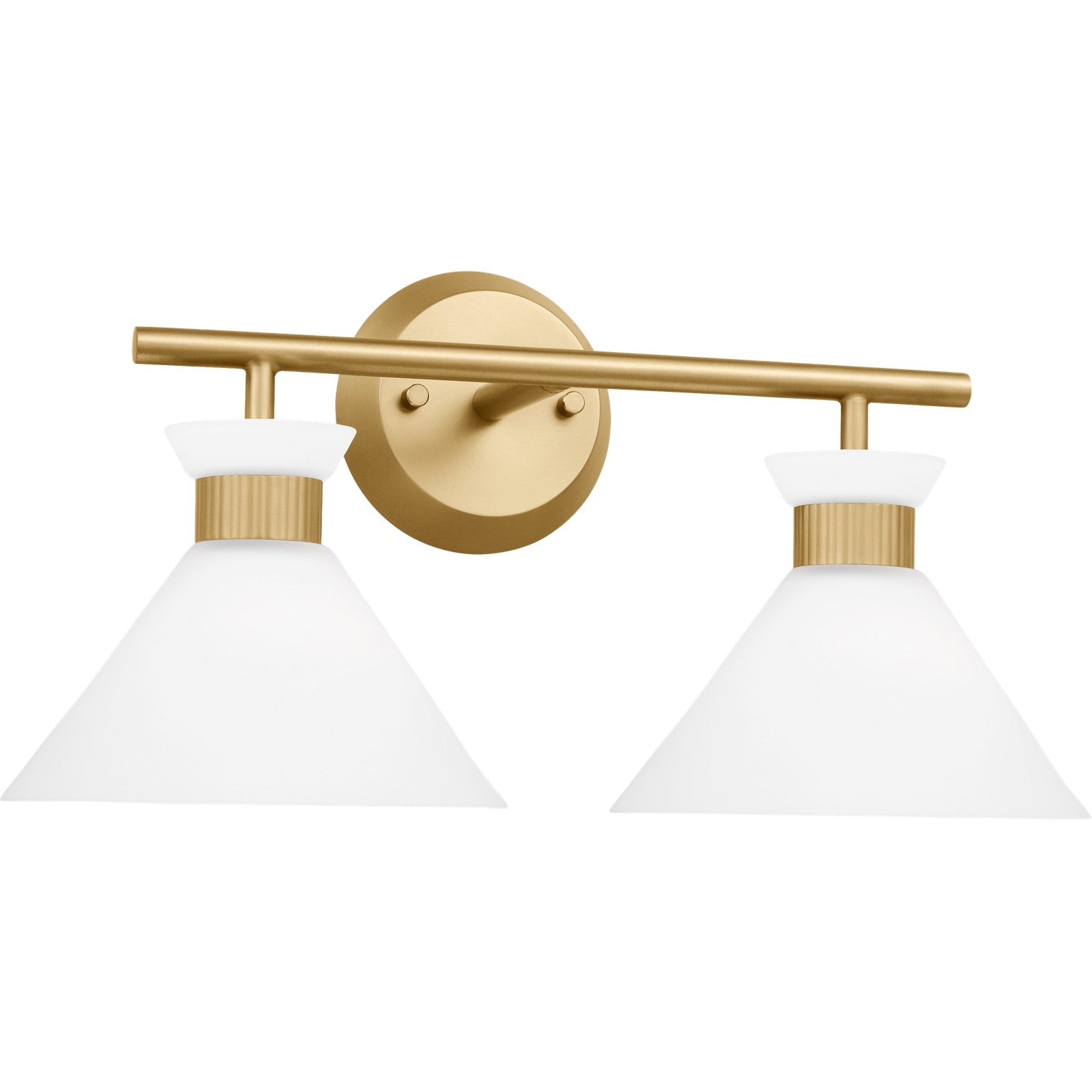 Belcarra 2 - Light Vanity Brushed Steel - Visual Comfort Wall Lights