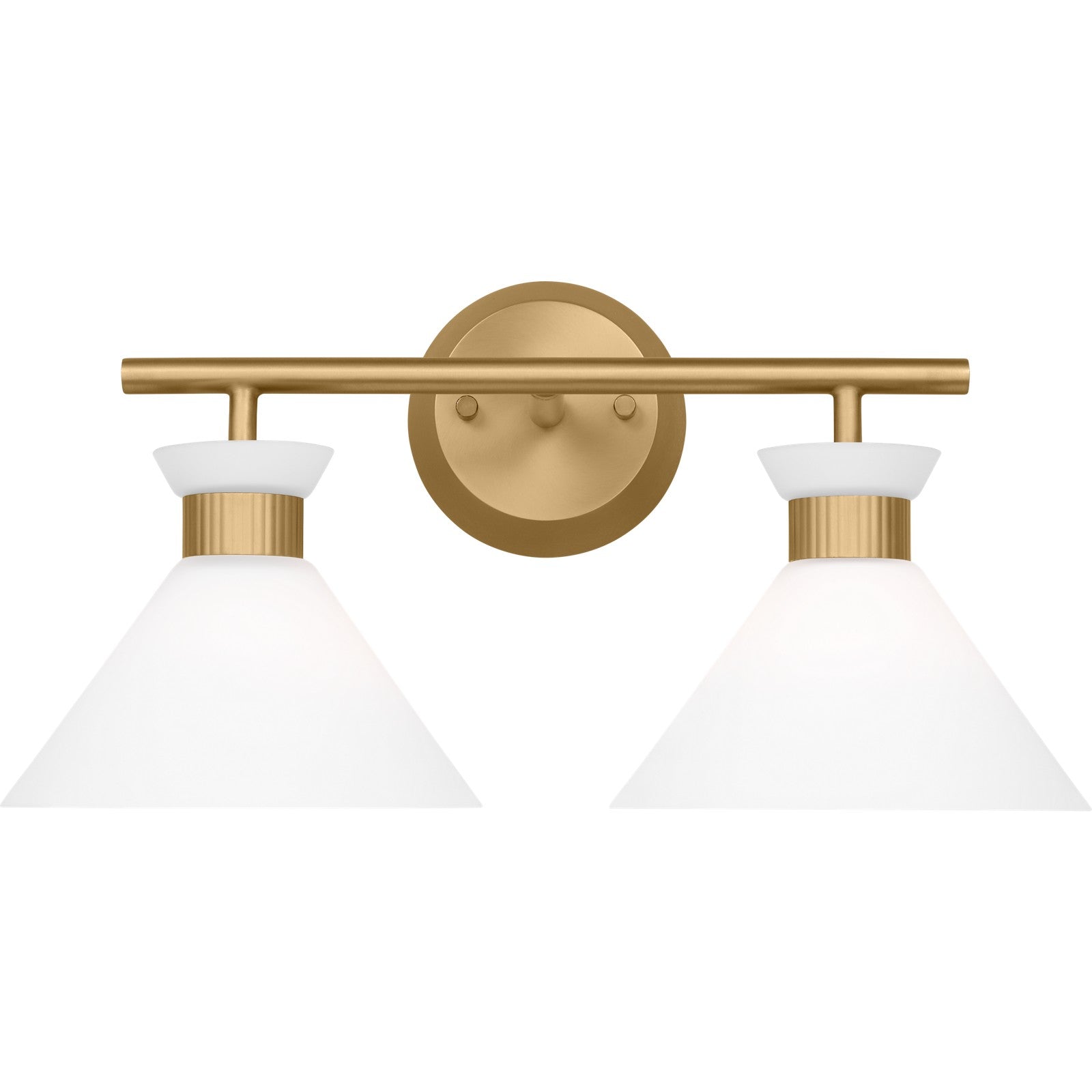 Belcarra 2 - Light Vanity Brushed Steel - Visual Comfort Wall Lights