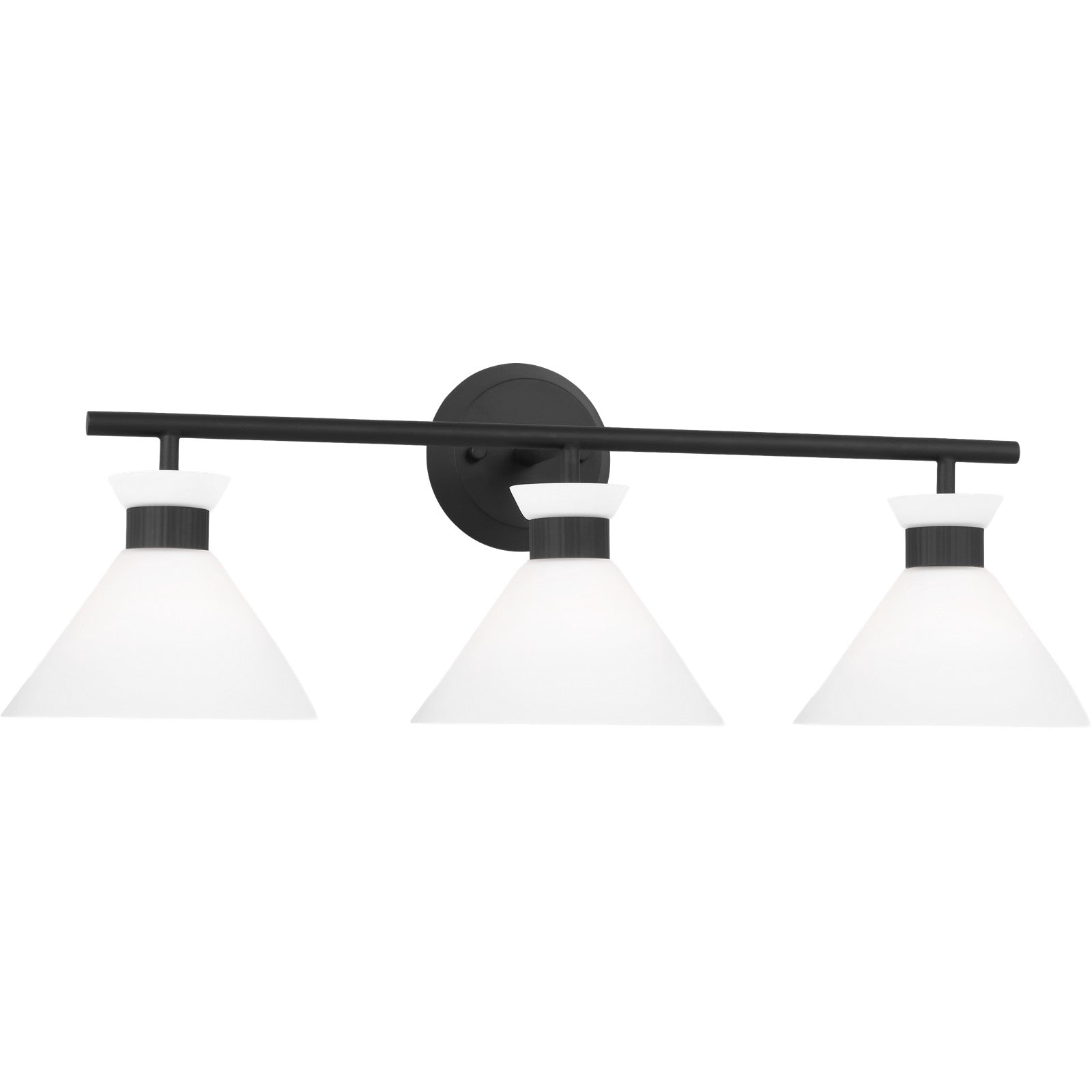 Belcarra 3 - Light Vanity Midnight Black - Visual Comfort Wall Lights