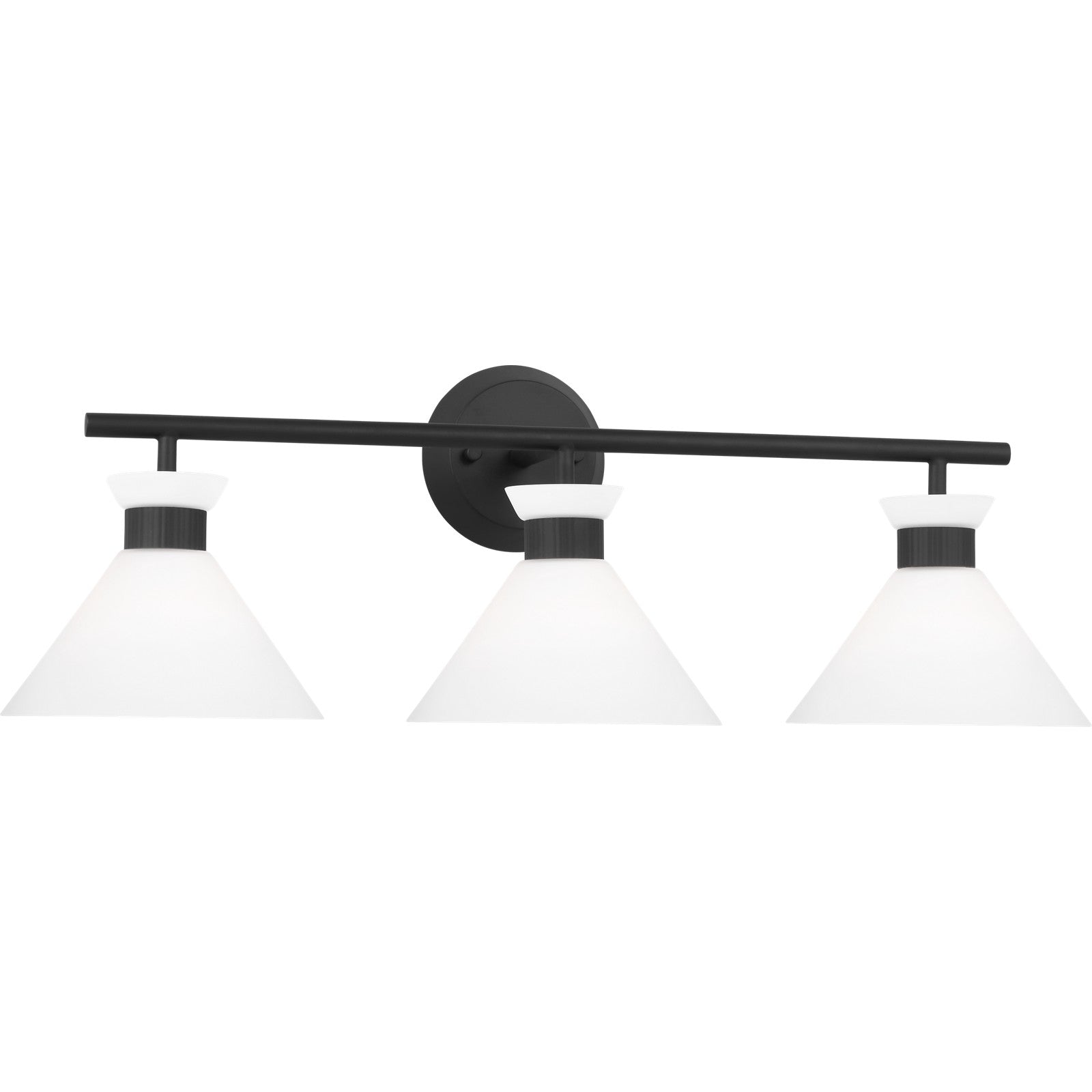 Belcarra 3 - Light Vanity Midnight Black - Visual Comfort Wall Lights