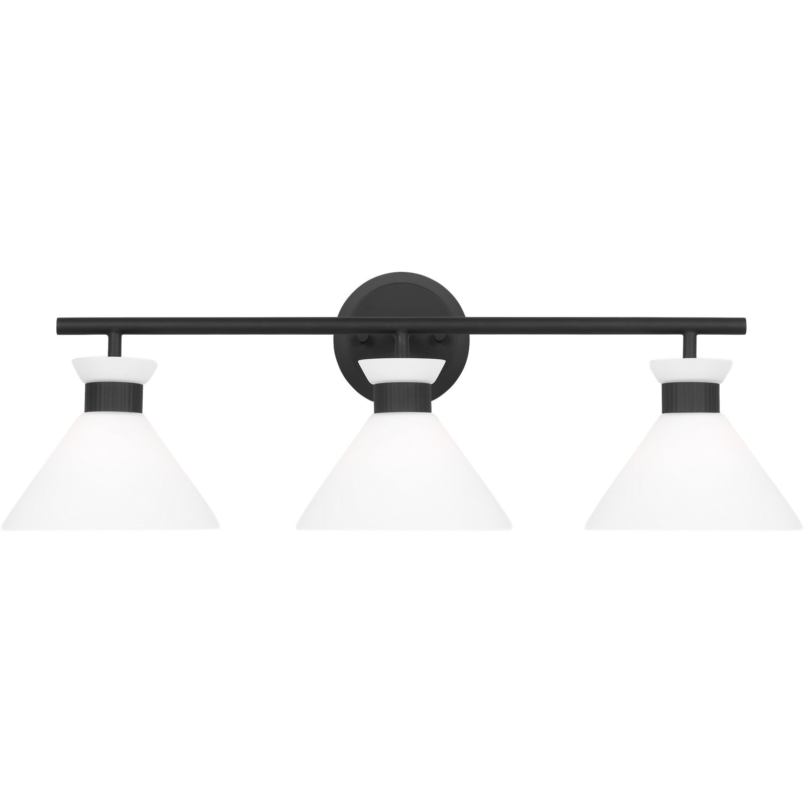 Belcarra 3 - Light Vanity Midnight Black - Visual Comfort Wall Lights