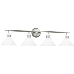 Belcarra 4 - Light Vanity Brushed Steel - Visual Comfort Wall Lights