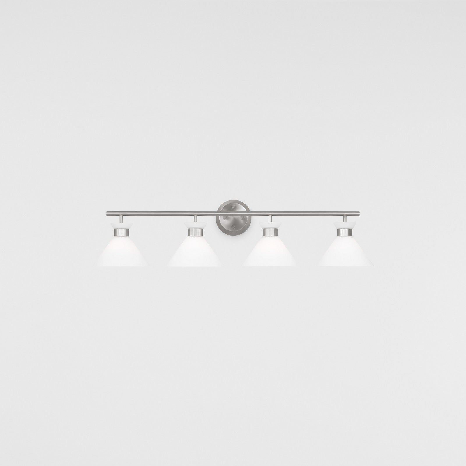 Belcarra 4 - Light Vanity Brushed Steel - Visual Comfort Wall Lights