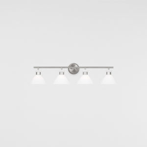 Belcarra 4 - Light Vanity Brushed Steel - Visual Comfort Wall Lights