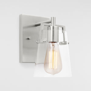 Crofton Small Sconce Brushed Nickel - Visual Comfort Wall Lights