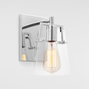 Crofton Small Sconce Brushed Nickel - Visual Comfort Wall Lights