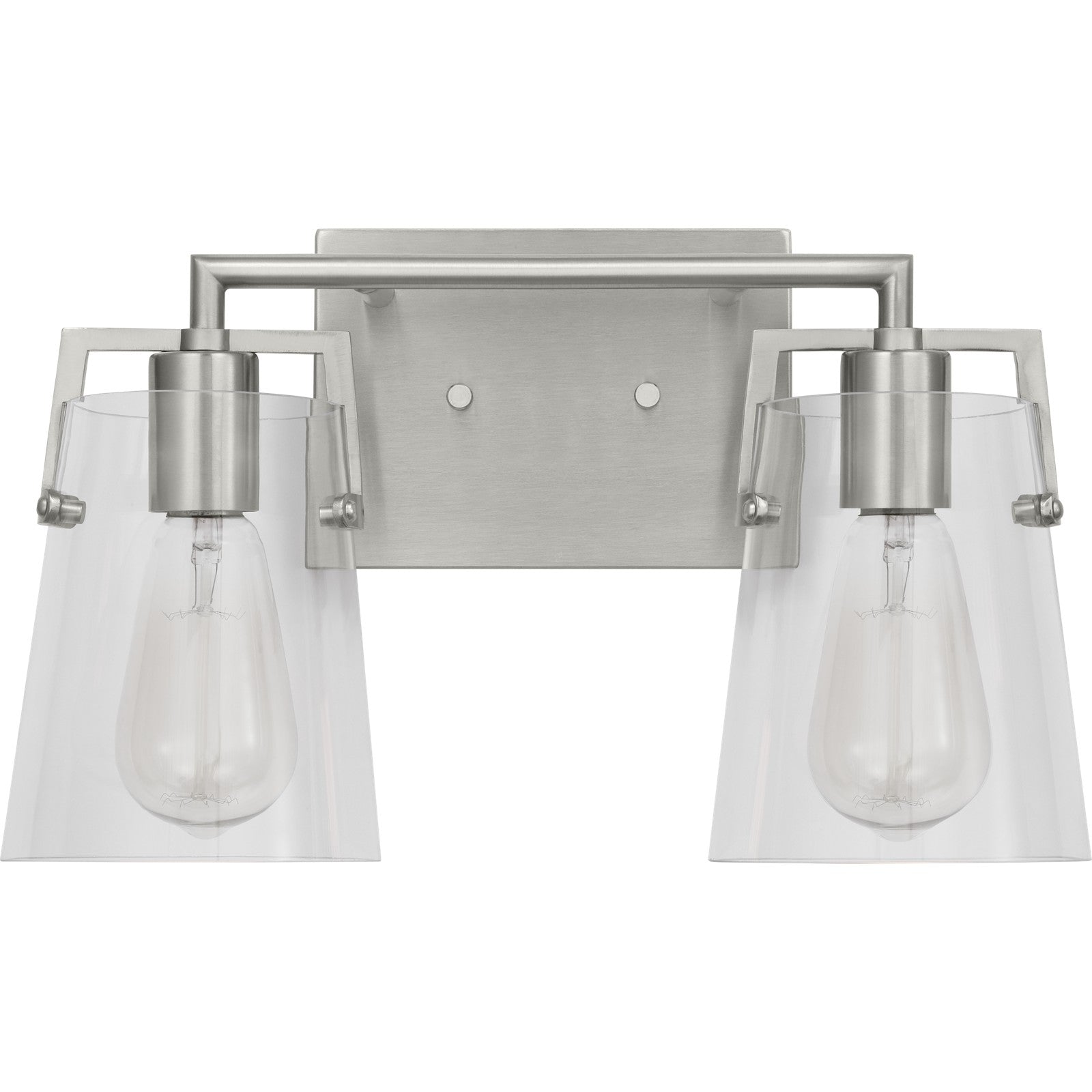 Crofton 2 - Light Vanity Brushed Nickel - Visual Comfort Wall Lights
