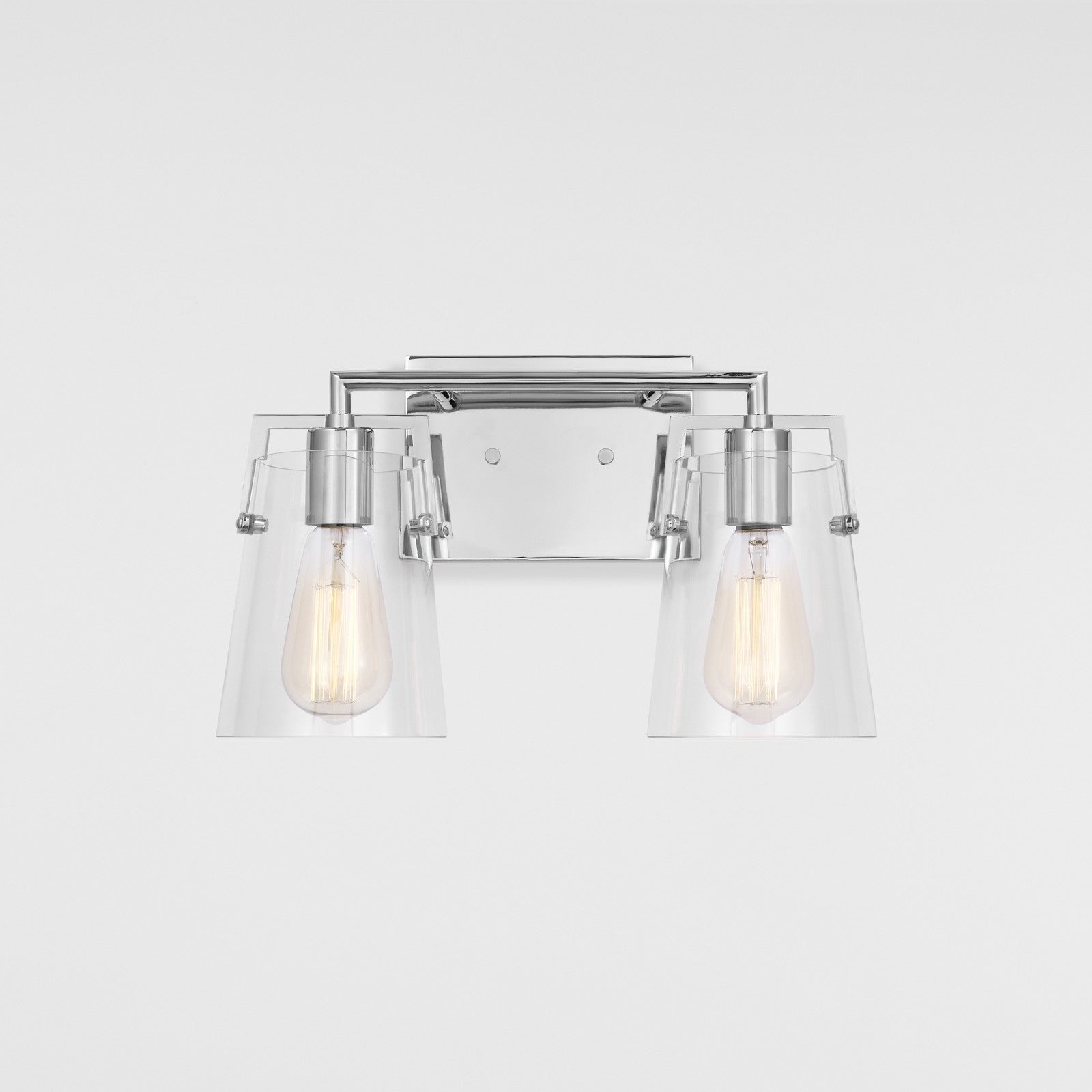 Crofton 2 - Light Vanity Brushed Nickel - Visual Comfort Wall Lights