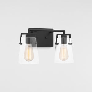 Crofton 2 - Light Vanity Brushed Nickel - Visual Comfort Wall Lights