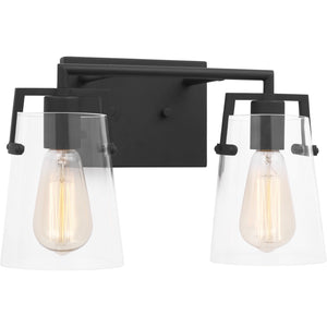 Crofton 2 - Light Vanity Brushed Nickel - Visual Comfort Wall Lights
