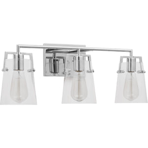 Crofton 3 - Light Vanity Brushed Nickel - Visual Comfort Wall Lights