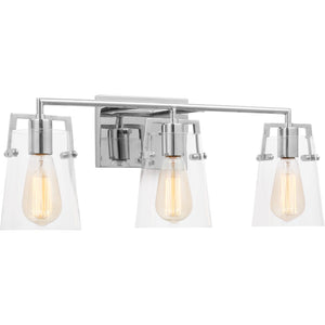 Crofton 3 - Light Vanity Brushed Nickel - Visual Comfort Wall Lights