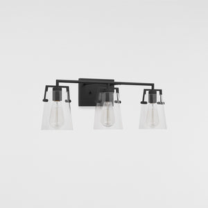 Crofton 3 - Light Vanity Brushed Nickel - Visual Comfort Wall Lights