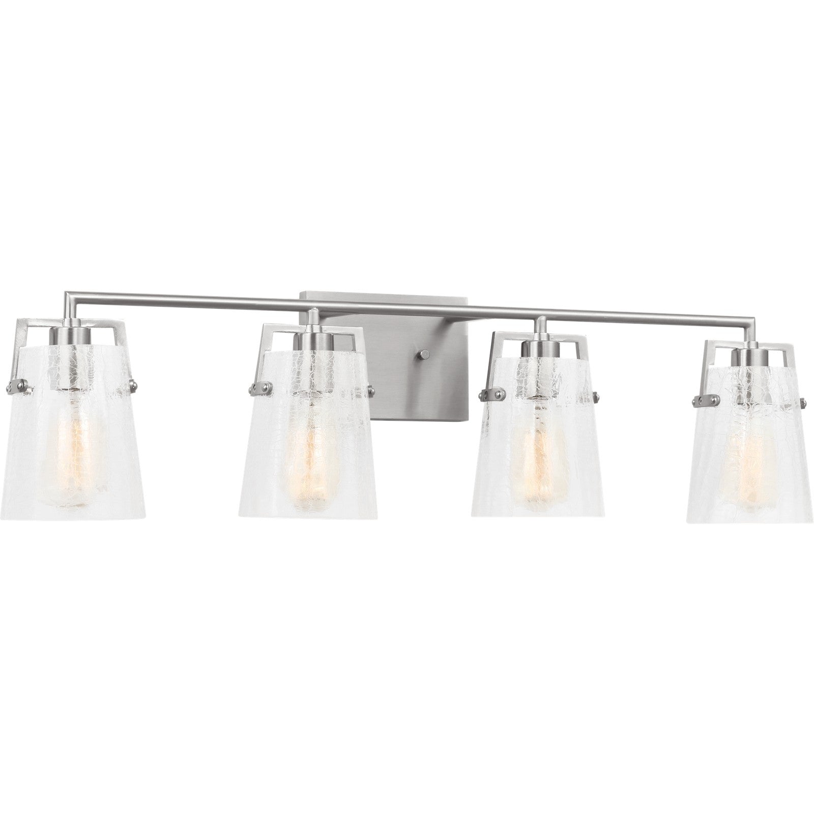 Crofton 4 - Light Vanity Brushed Nickel - Visual Comfort Wall Lights