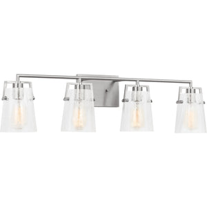 Crofton 4 - Light Vanity Brushed Nickel - Visual Comfort Wall Lights