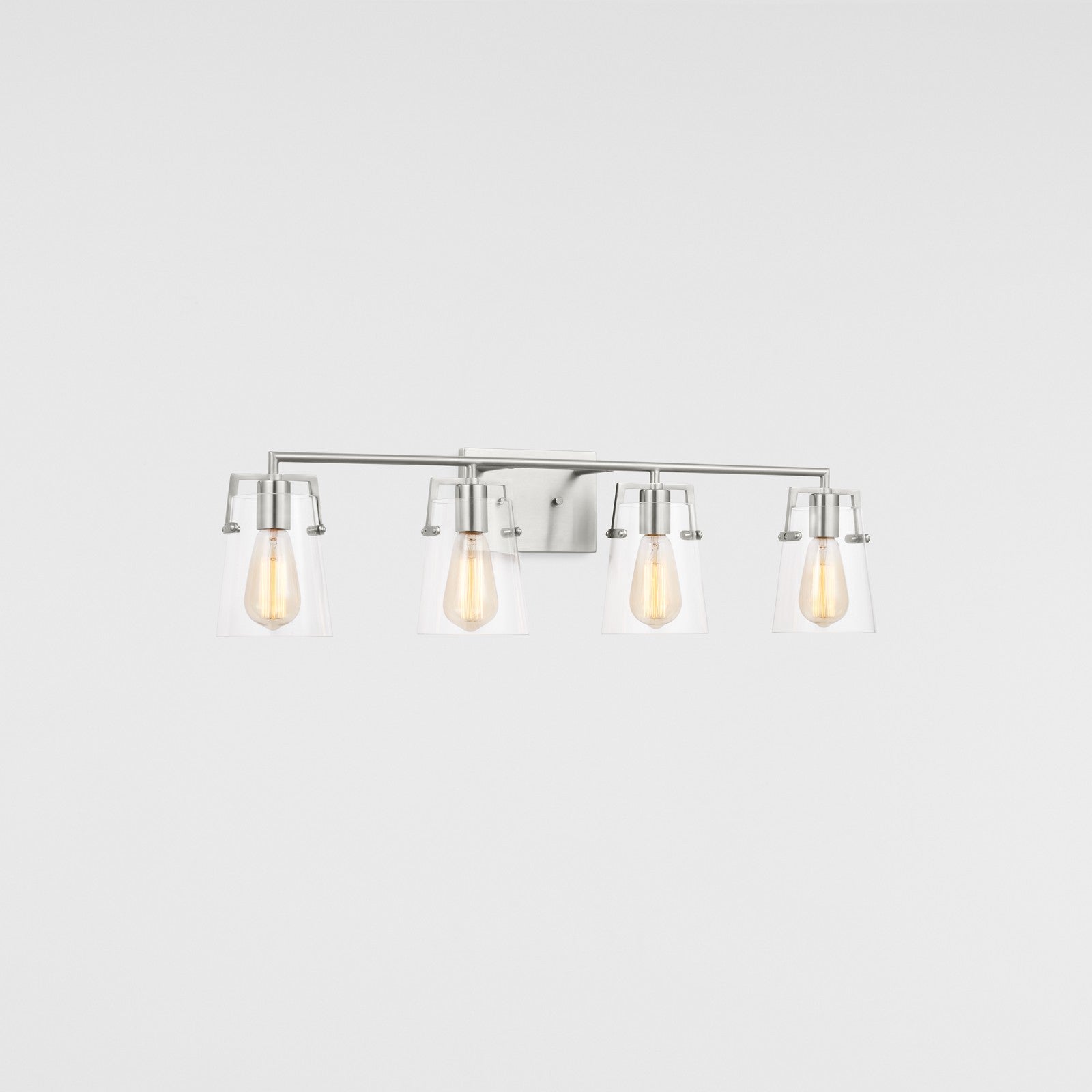 Crofton 4 - Light Vanity Brushed Nickel - Visual Comfort Wall Lights