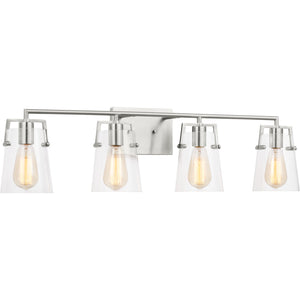 Crofton 4 - Light Vanity Brushed Nickel - Visual Comfort Wall Lights