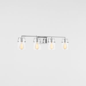 Crofton 4 - Light Vanity Brushed Nickel - Visual Comfort Wall Lights