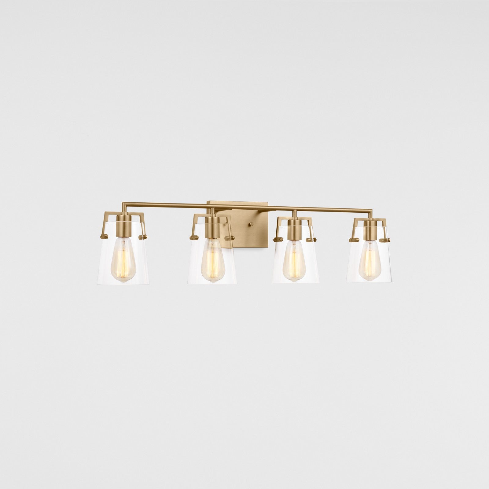 Crofton 4 - Light Vanity Brushed Nickel - Visual Comfort Wall Lights