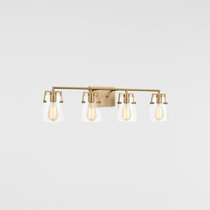Crofton 4 - Light Vanity Brushed Nickel - Visual Comfort Wall Lights