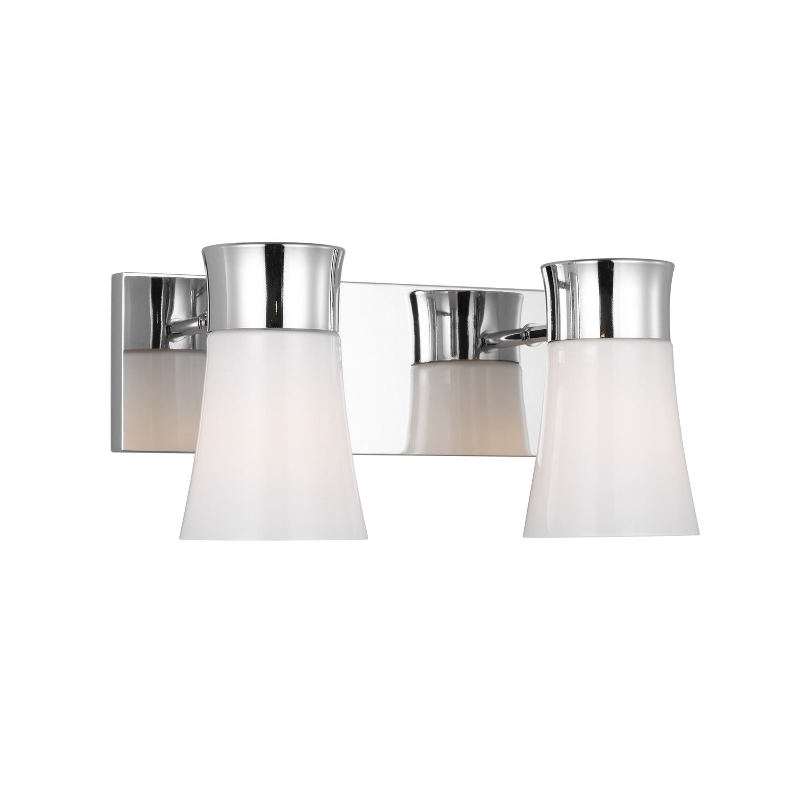 Roy Medium Vanity Chrome - Visual Comfort Wall Lights