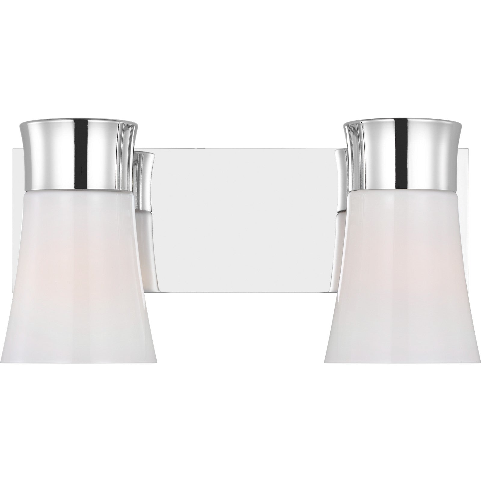Roy Medium Vanity Chrome - Visual Comfort Wall Lights