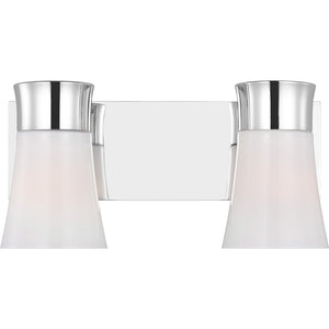 Roy Medium Vanity Chrome - Visual Comfort Wall Lights