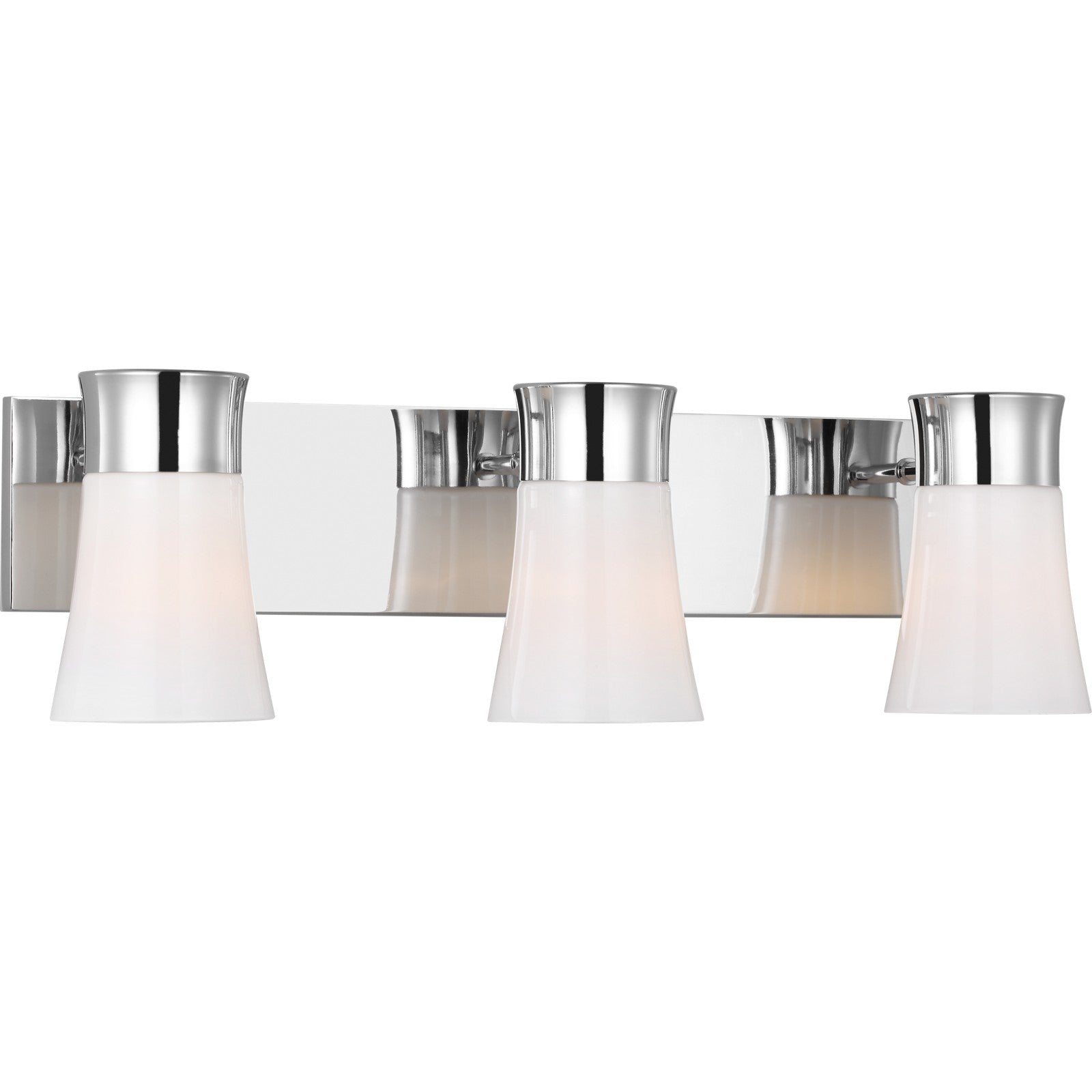 Roy Large Vanity Chrome - Visual Comfort Wall Lights