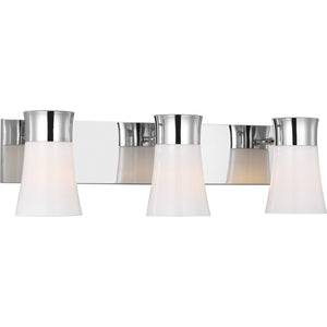 Roy Large Vanity Chrome - Visual Comfort Wall Lights