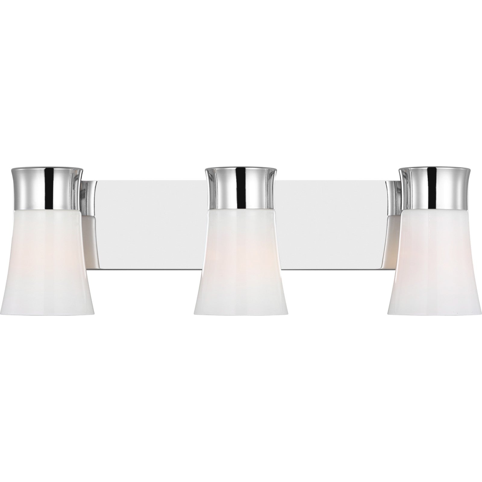Roy Large Vanity Chrome - Visual Comfort Wall Lights