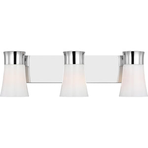 Roy Large Vanity Chrome - Visual Comfort Wall Lights