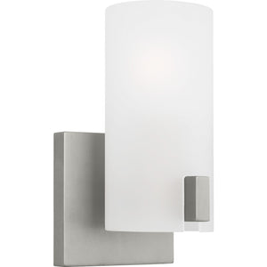 Rhode Small Vanity Brushed Steel - Visual Comfort Wall Lights
