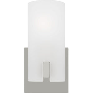 Rhode Small Vanity Brushed Steel - Visual Comfort Wall Lights
