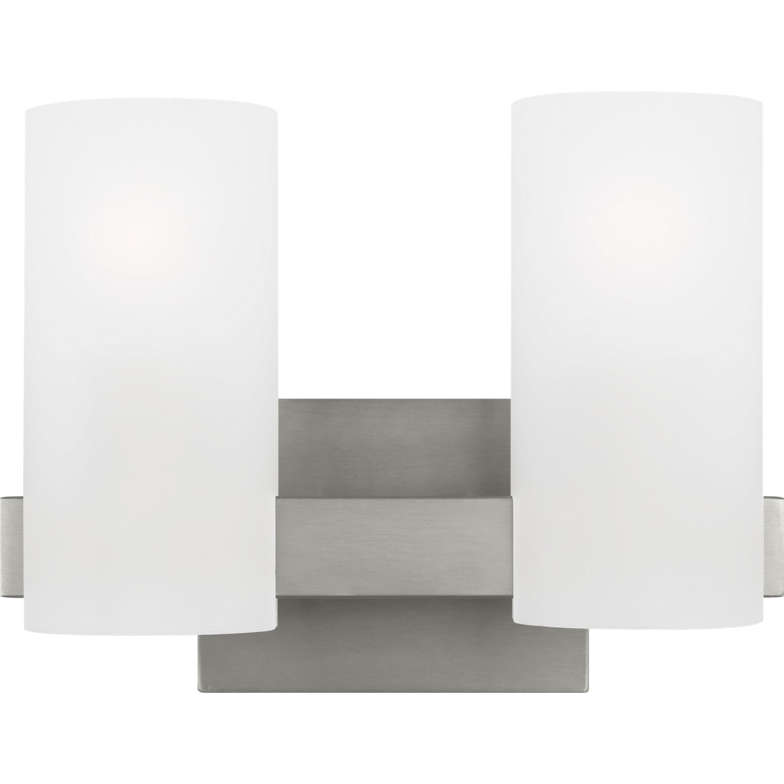 Rhode Medium Vanity Brushed Steel - Visual Comfort Wall Lights