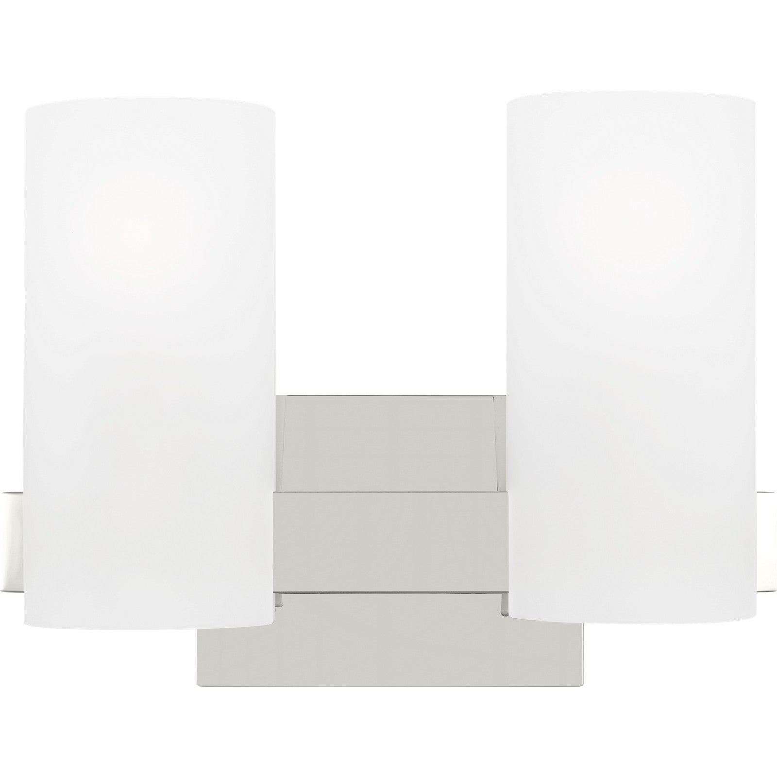 Rhode Medium Vanity Brushed Steel - Visual Comfort Wall Lights