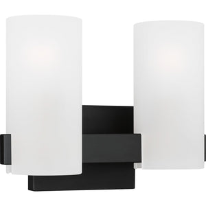 Rhode Medium Vanity Brushed Steel - Visual Comfort Wall Lights
