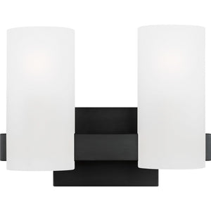 Rhode Medium Vanity Brushed Steel - Visual Comfort Wall Lights