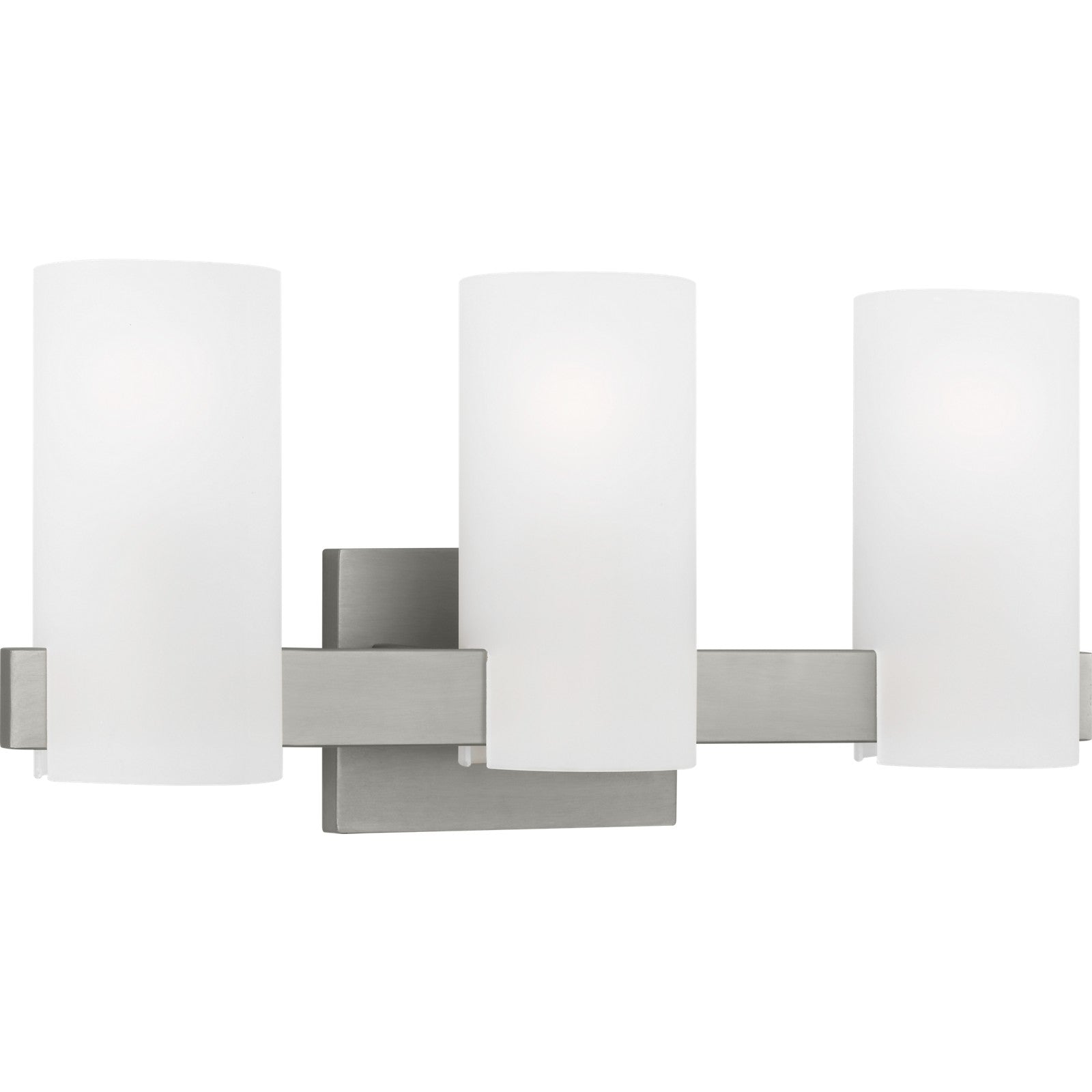 Rhode Large Vanity Brushed Steel - Visual Comfort Wall Lights