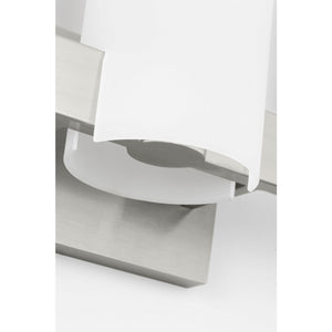 Rhode Large Vanity Brushed Steel - Visual Comfort Wall Lights