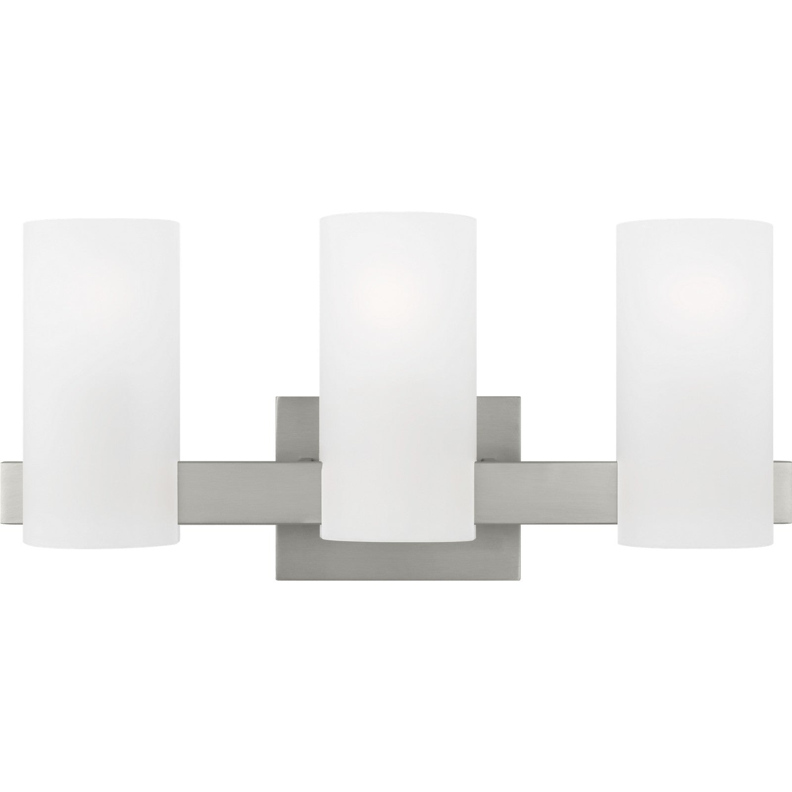 Rhode Large Vanity Brushed Steel - Visual Comfort Wall Lights