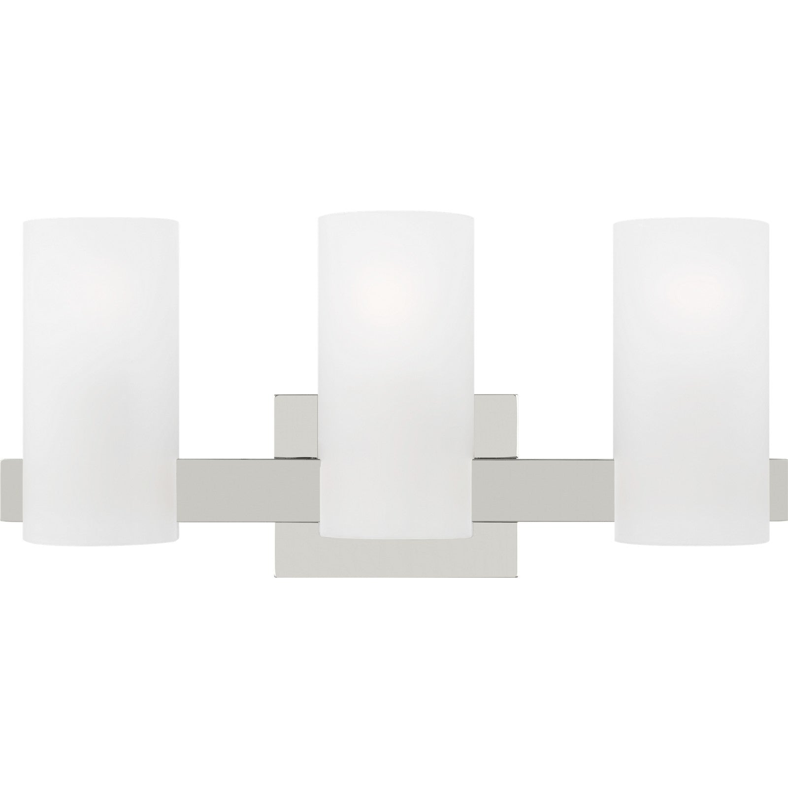 Rhode Large Vanity Brushed Steel - Visual Comfort Wall Lights
