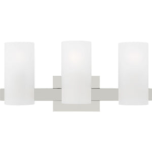 Rhode Large Vanity Brushed Steel - Visual Comfort Wall Lights