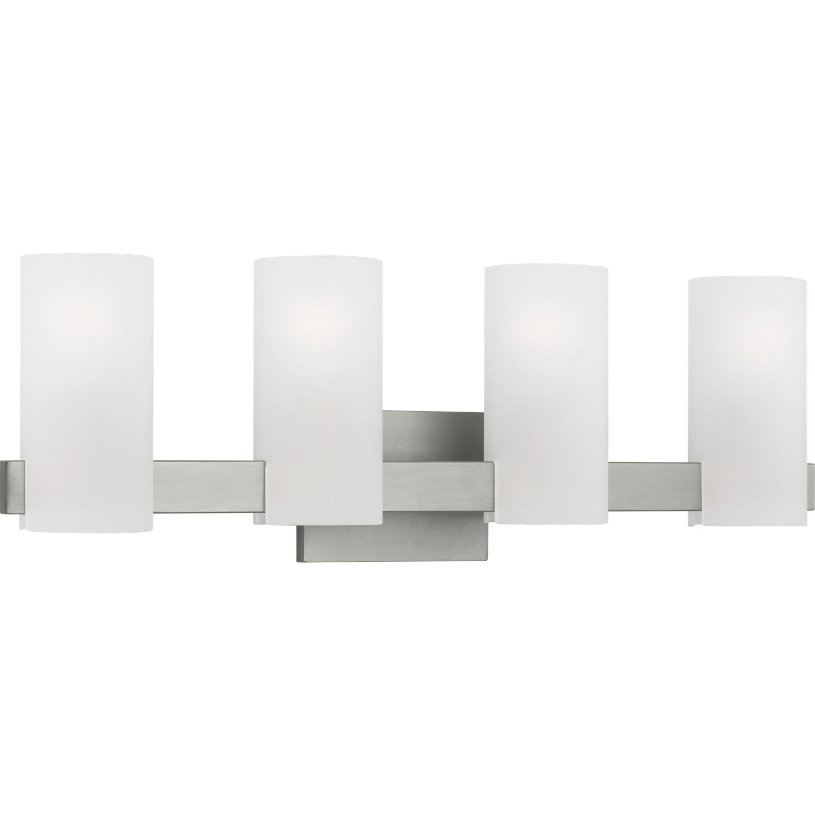 Rhode Extra Large Vanity Brushed Steel - Visual Comfort Wall Lights