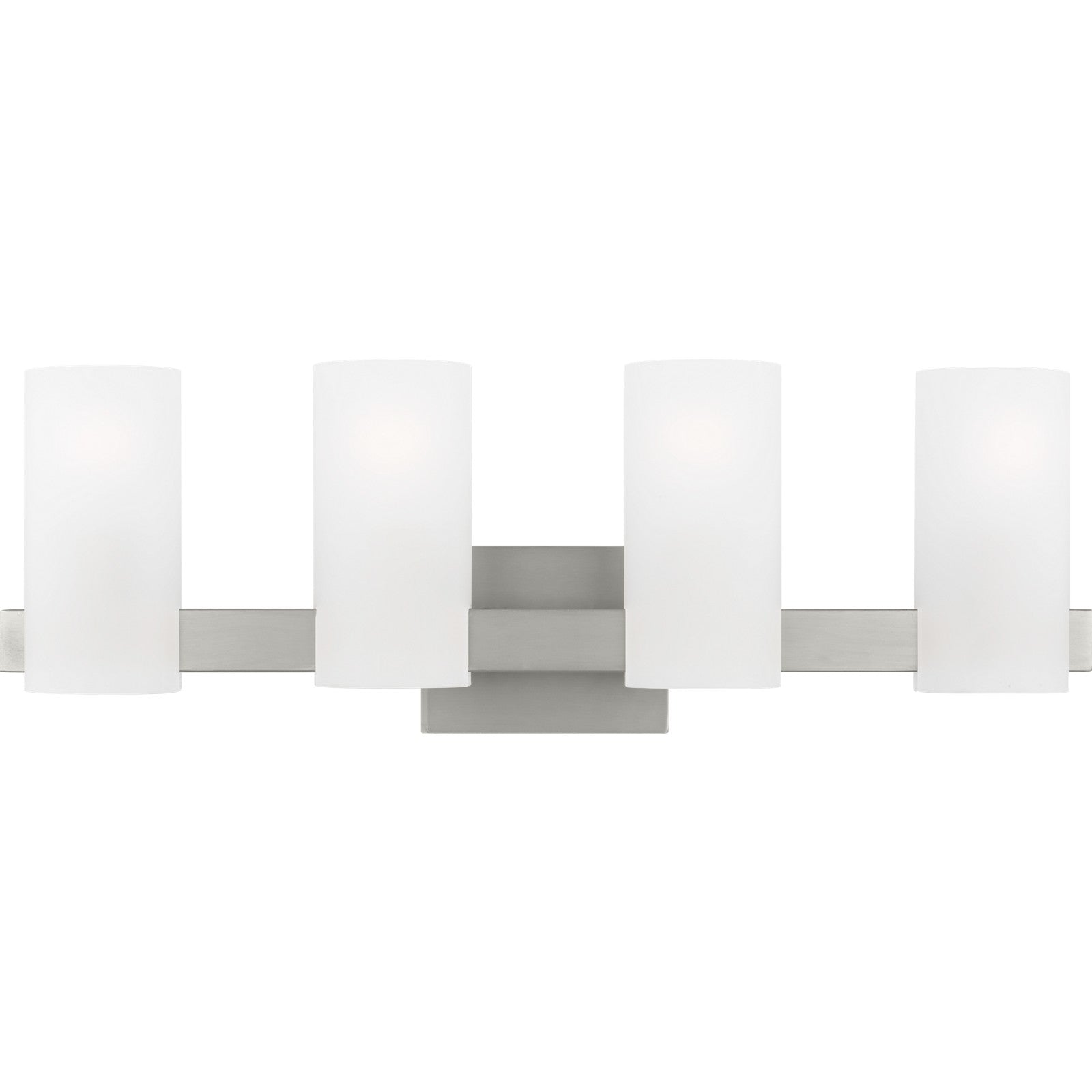 Rhode Extra Large Vanity Brushed Steel - Visual Comfort Wall Lights