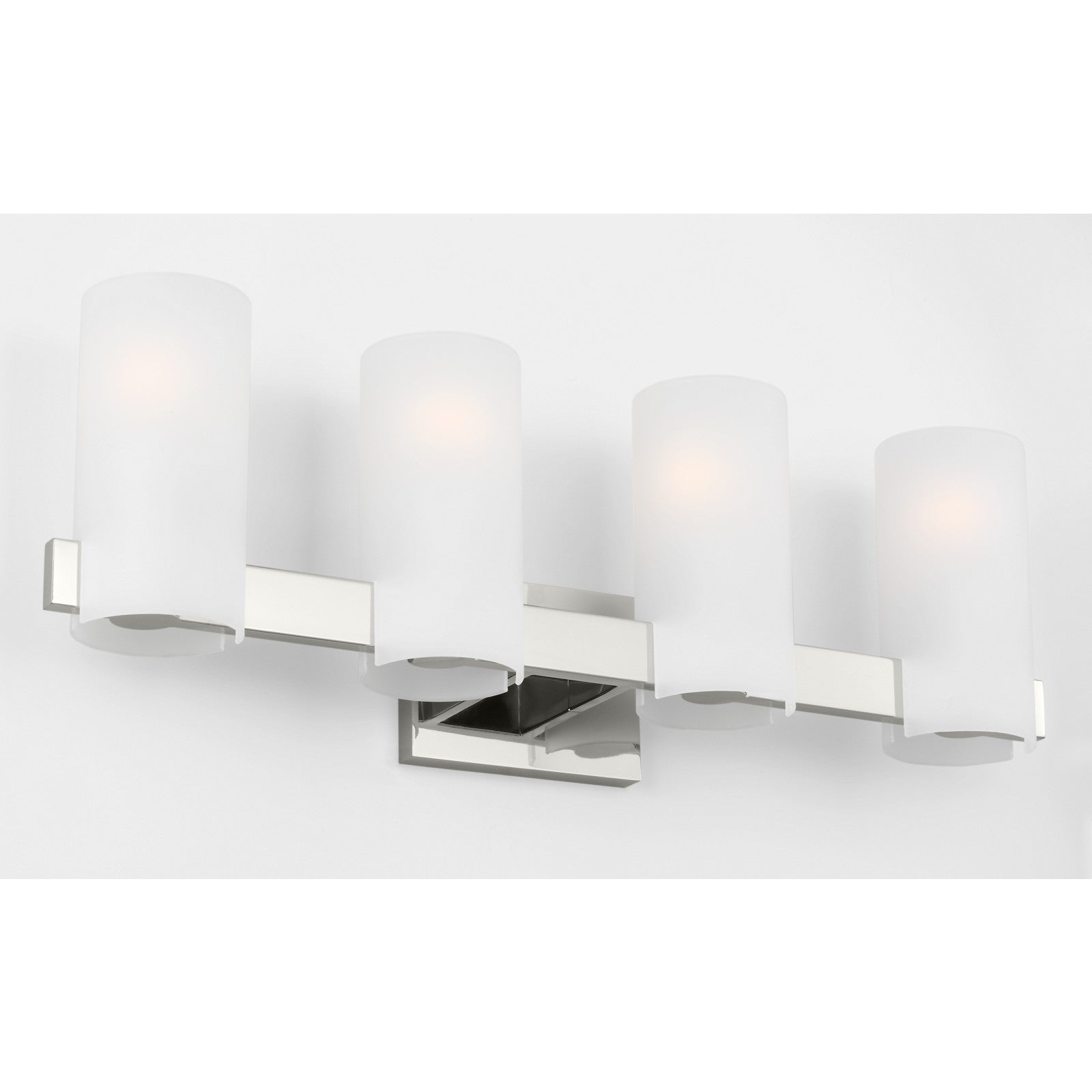 Rhode Extra Large Vanity Brushed Steel - Visual Comfort Wall Lights