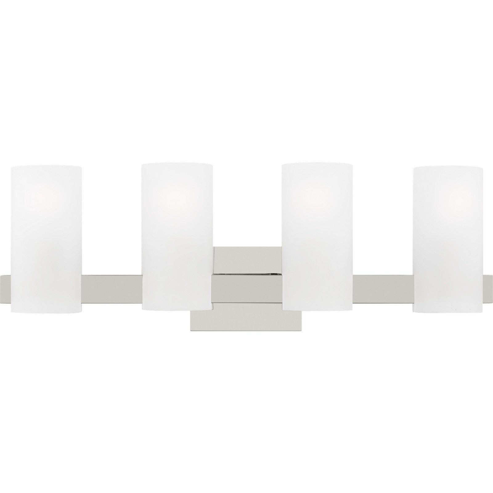 Rhode Extra Large Vanity Brushed Steel - Visual Comfort Wall Lights