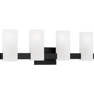 Rhode Extra Large Vanity Brushed Steel - Visual Comfort Wall Lights