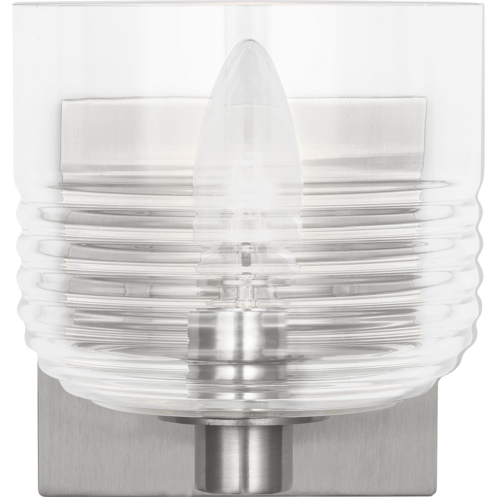 Lochdale Small Sconce Brushed Nickel - Visual Comfort Wall Lights
